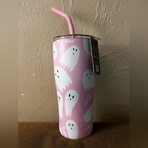 Pink Boo Ghost Tumbler